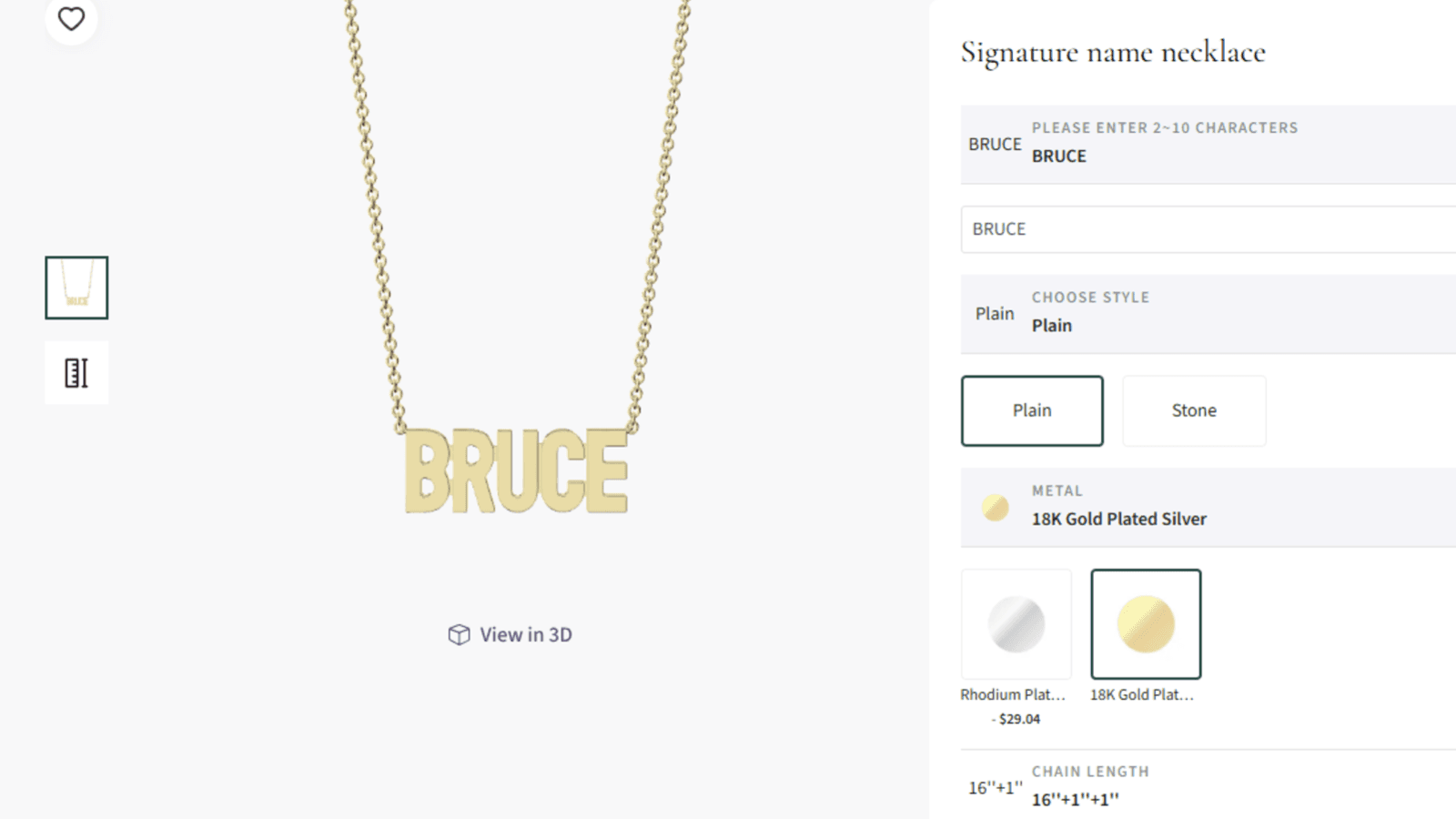 Preview and personalize jewelry in interactive 3D.