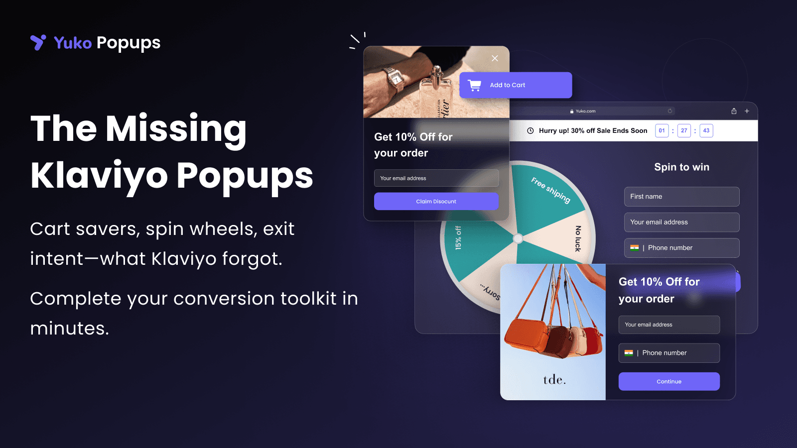 Missing Klaviyo Popups