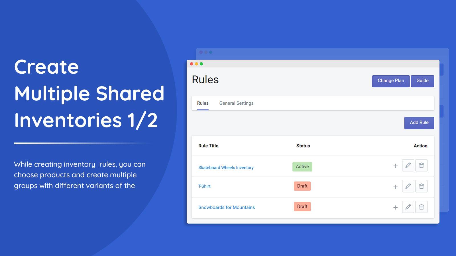 Create Multiple Shopify Shared Inventories