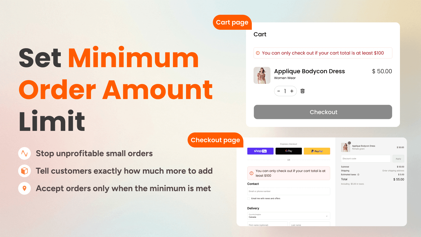 Order Limit Quantity