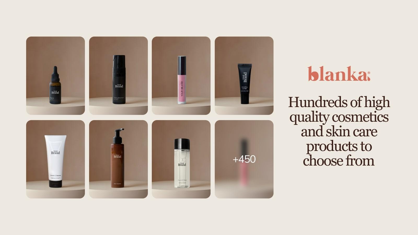 100s of high quality cosmetic & skincare products to choose from
