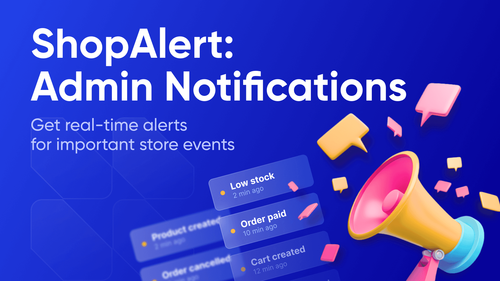 Admin Notifications app sends alerts about store events