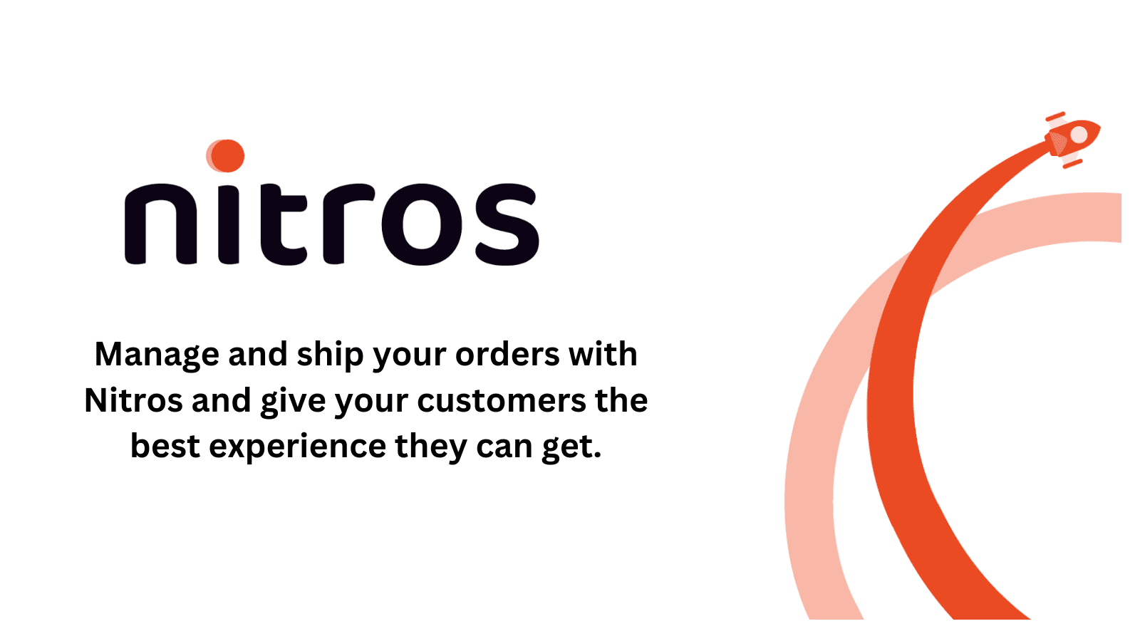Manage and ship your orders with Nitros and give your customers