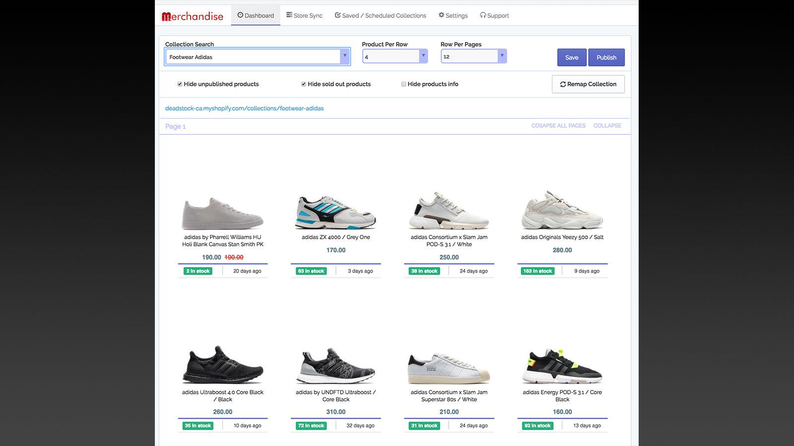 Merchandise Full View