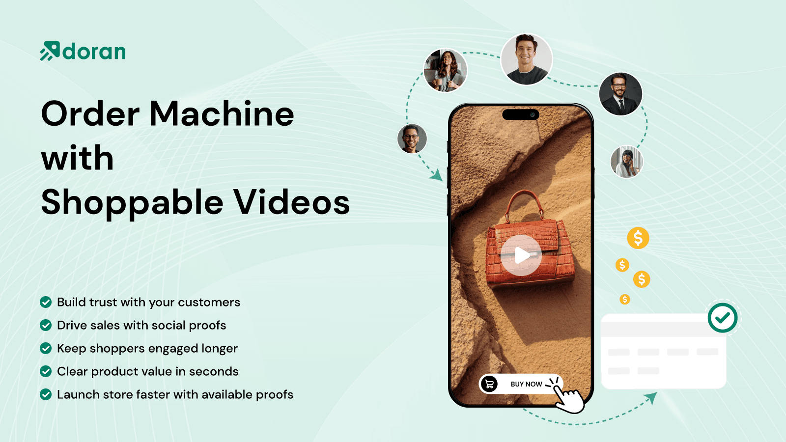Order Machine with Shoppable Videos
