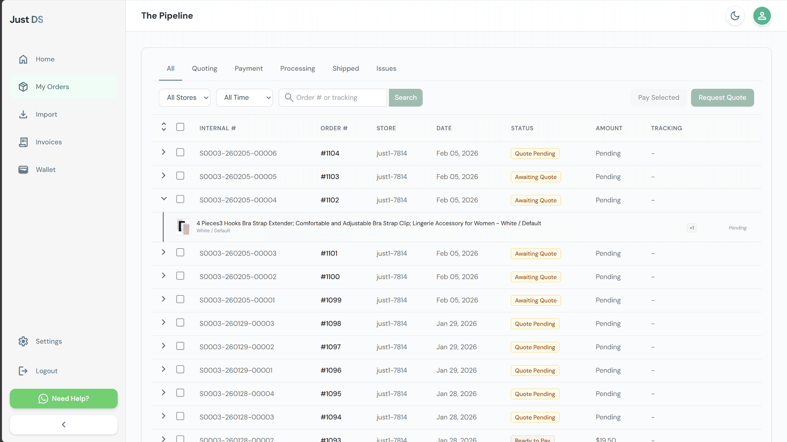 Less Clickable While We Monitor Your Supply Chain