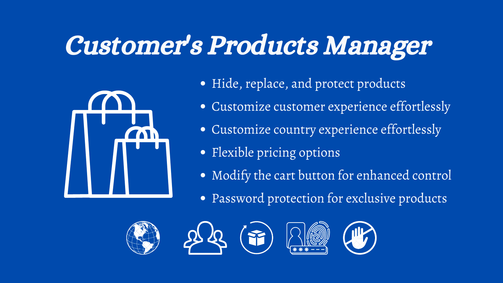 Empowering app: Customize, protect, enhance e-commerce.