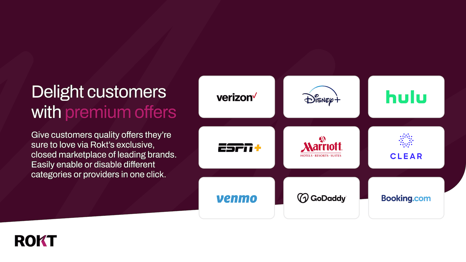 Delight customers
with premium offers