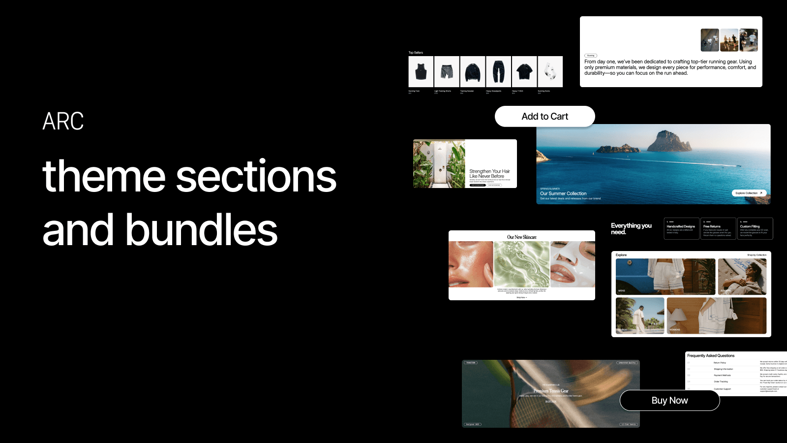 Theme Sections and Bundles.