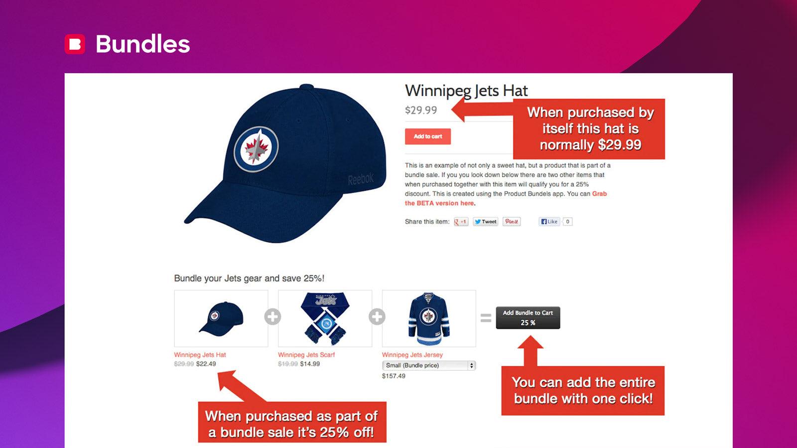 Product bundles & volume discounts that look great on sale pages