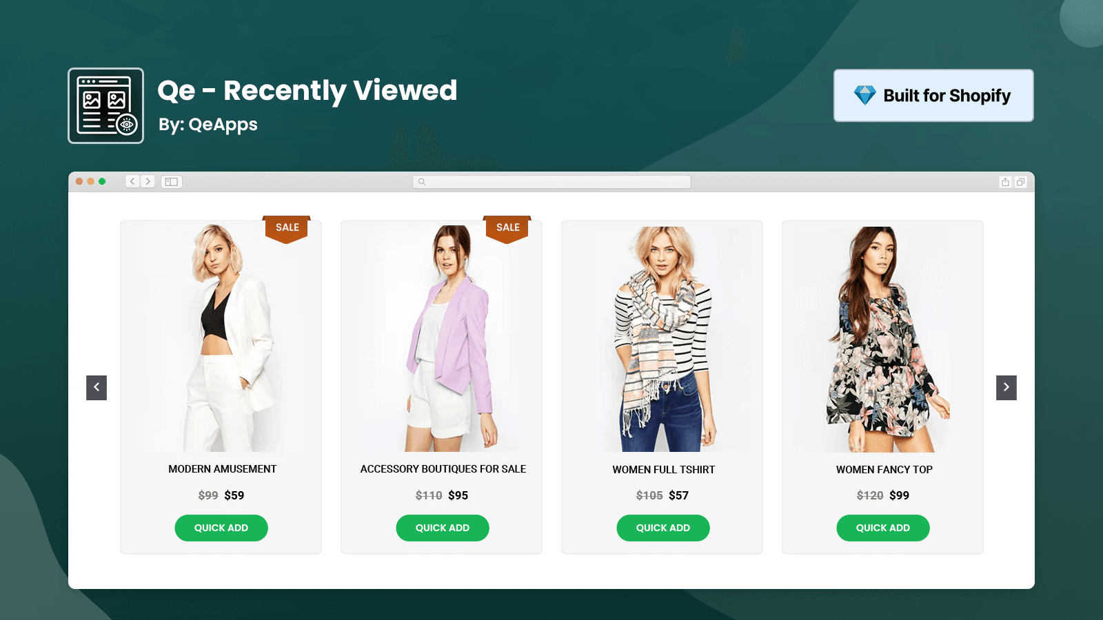Show a recently viewed products section on your theme in seconds