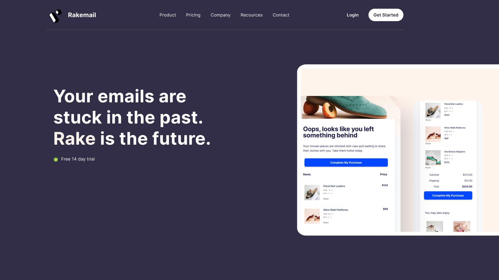 Rakemail interactive email