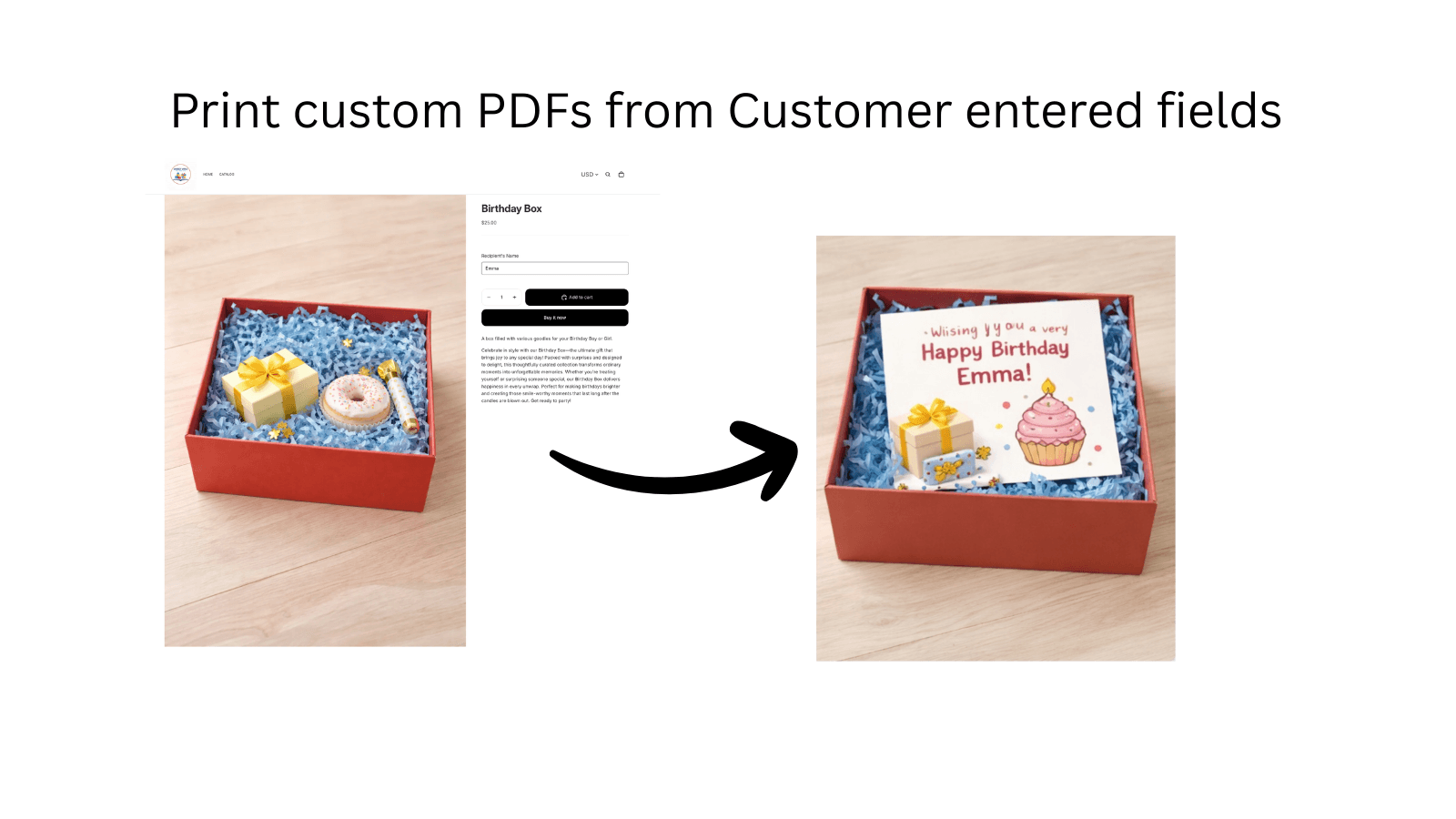 Print Custom PDFs from Order data