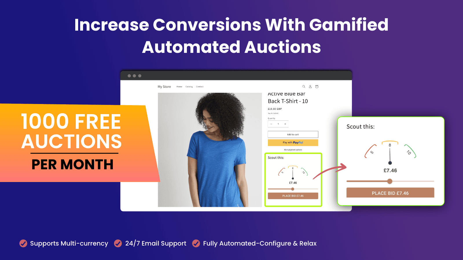 Scout - Unlimited Smart Auctions for your Shopify Store