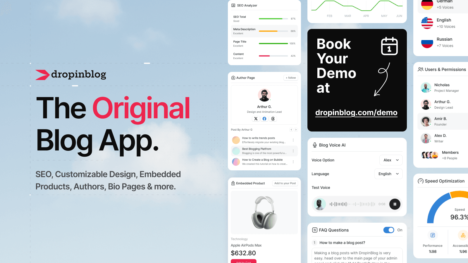 The original blog app for Shopify. Powerful blogging made easy.