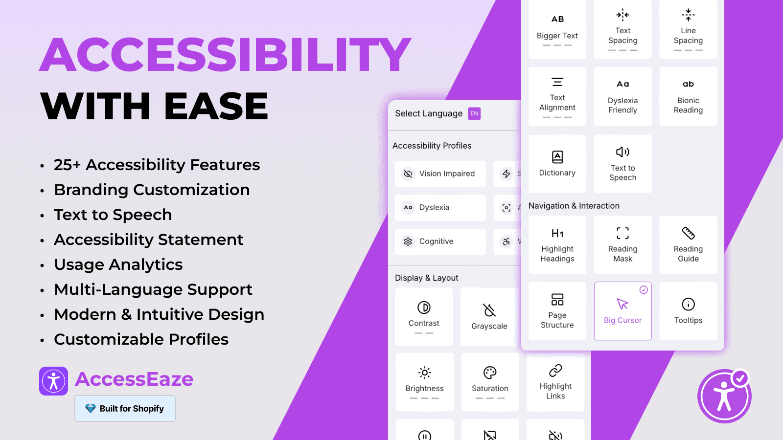 AccessEase Cover Image - Making your store accessible with ease