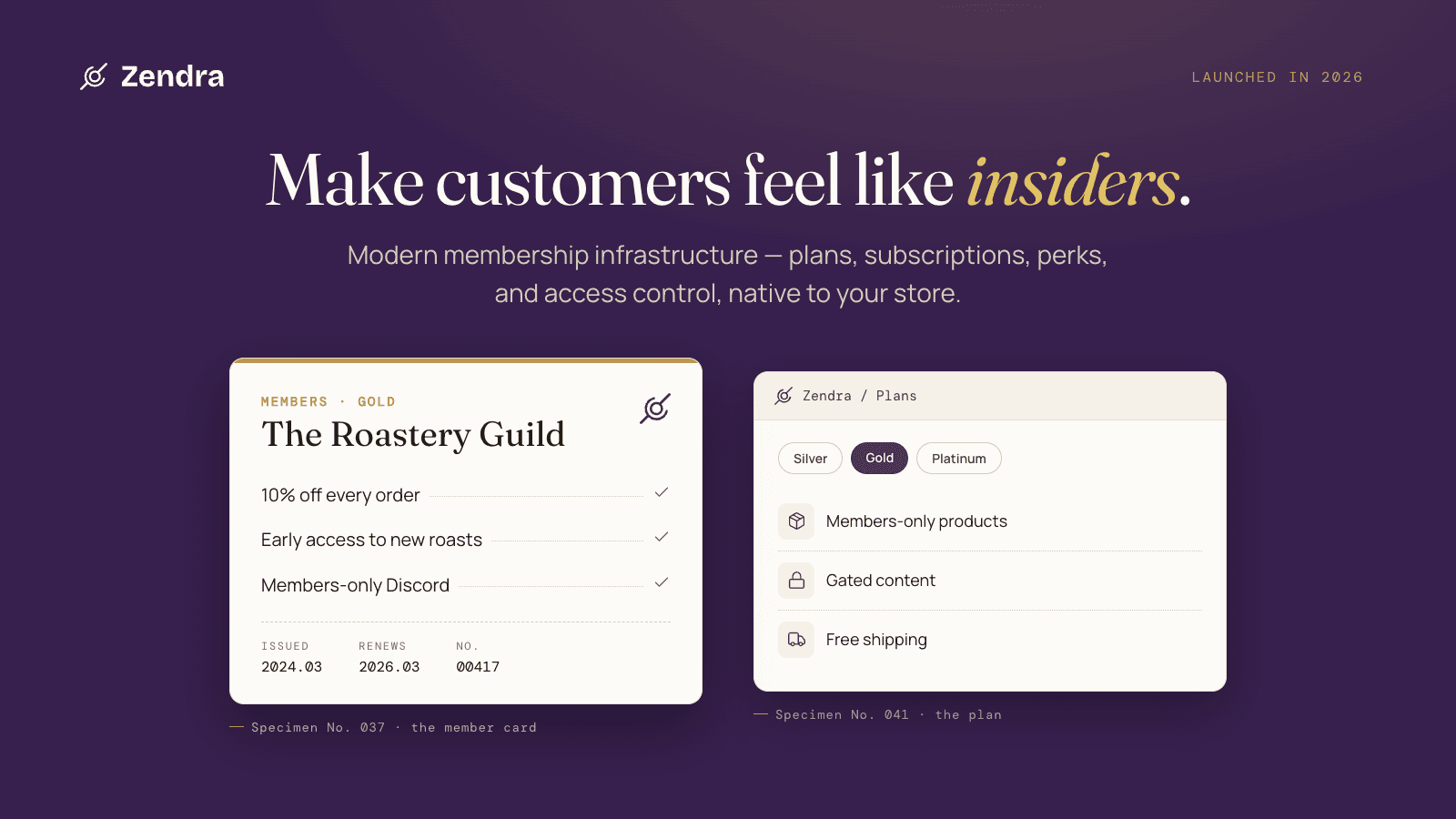 Create unlimited plans, members, & perks with recurring billing