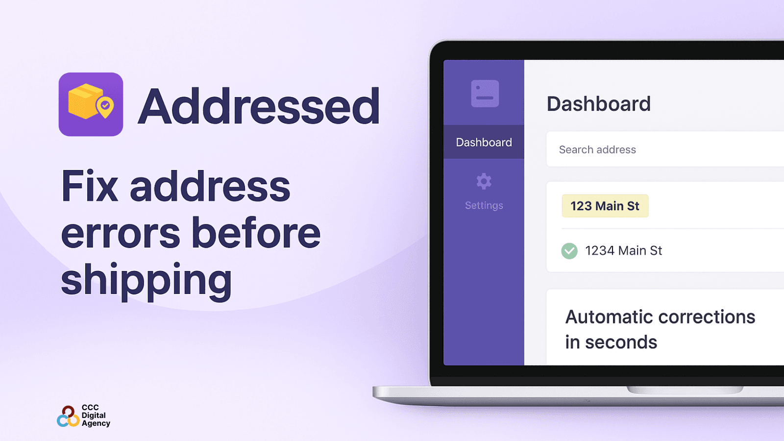 Addressed Shopify App by 3C