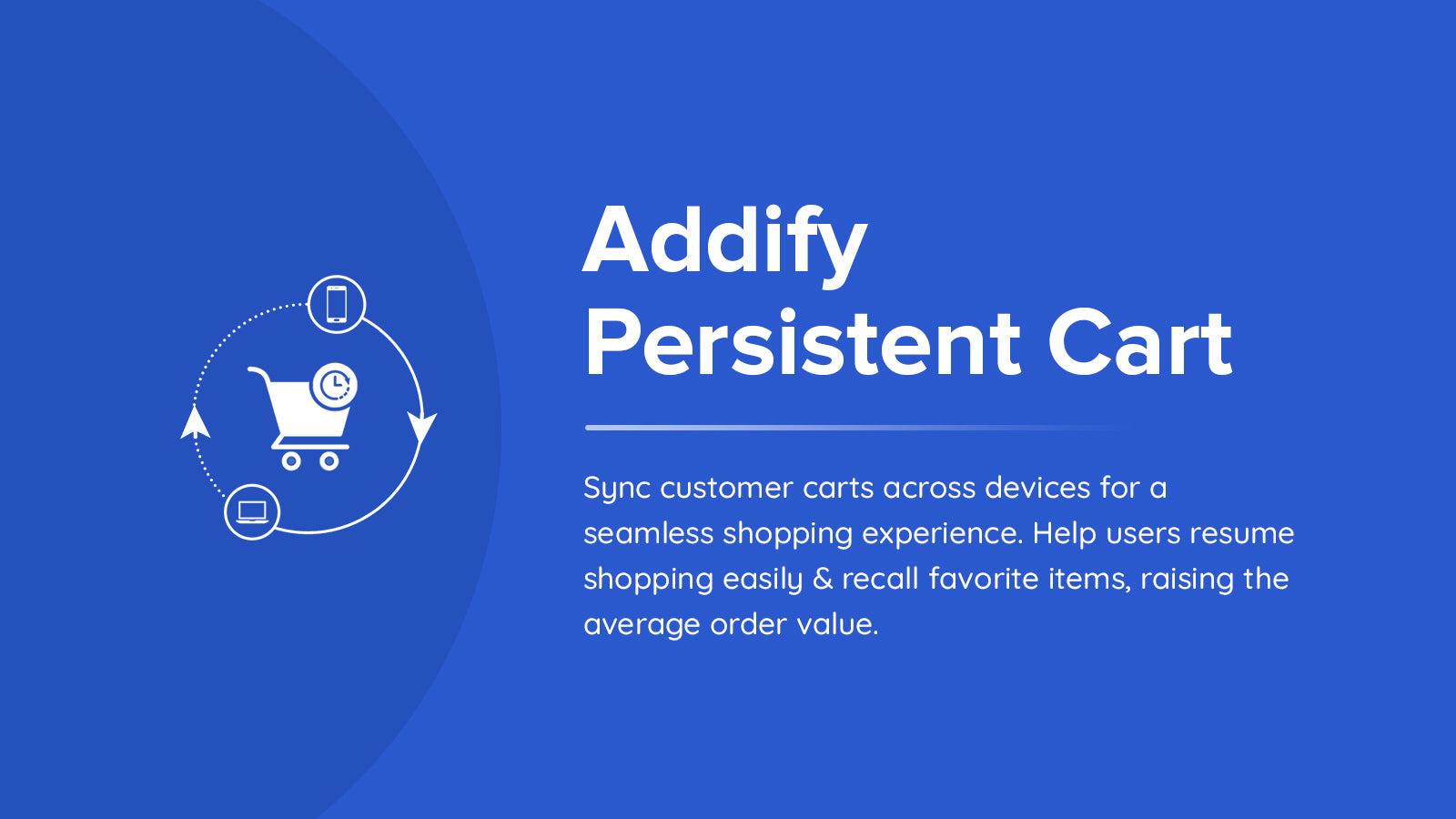 Shopify Persistent Cart
