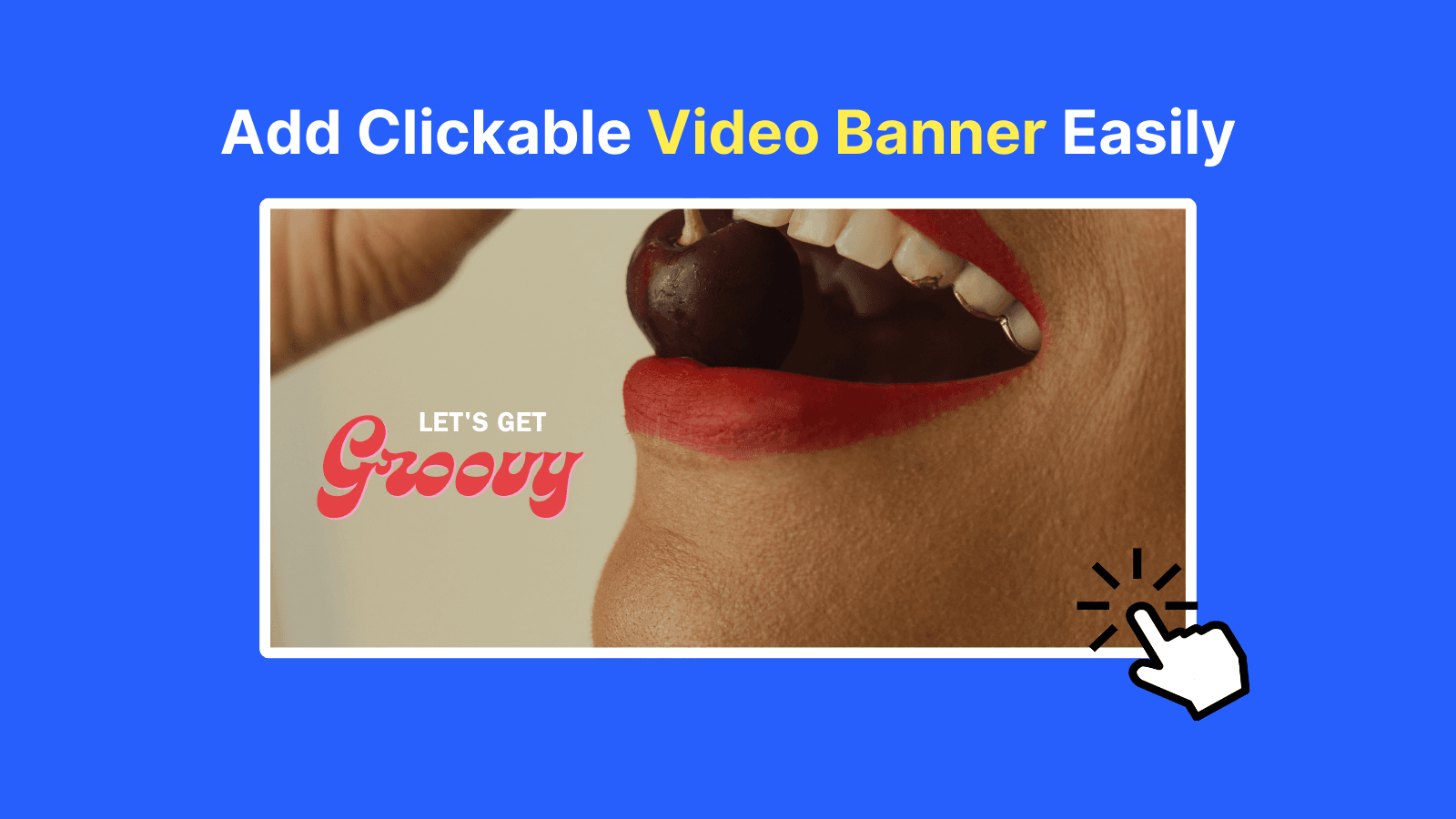 Add clickable video banner