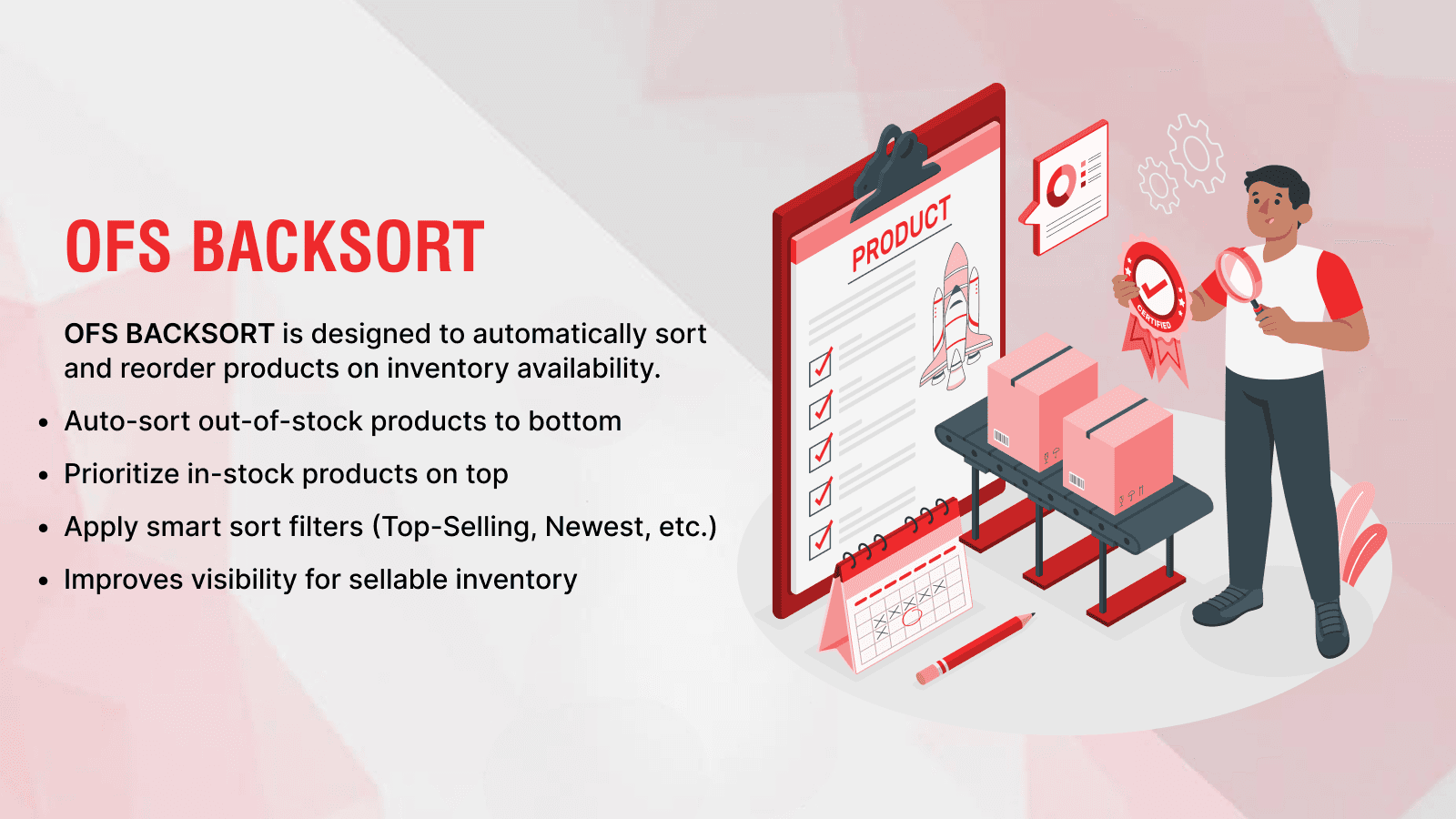 Sort the collections by inventory