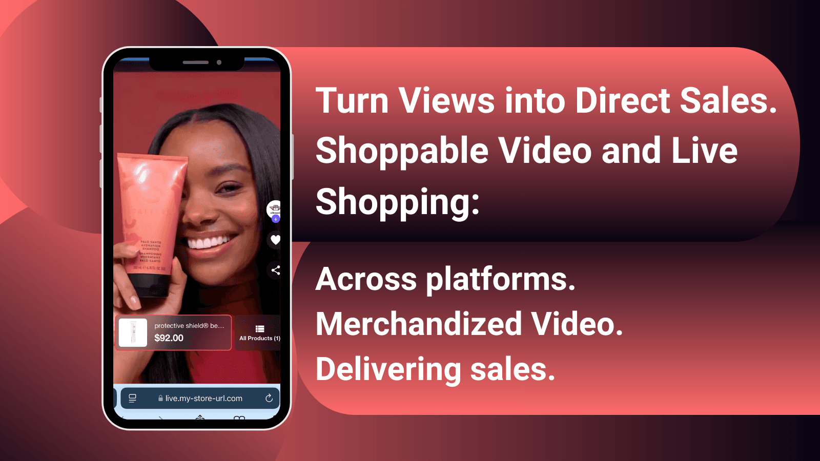 Shoppable Video & livsteam with estreamly