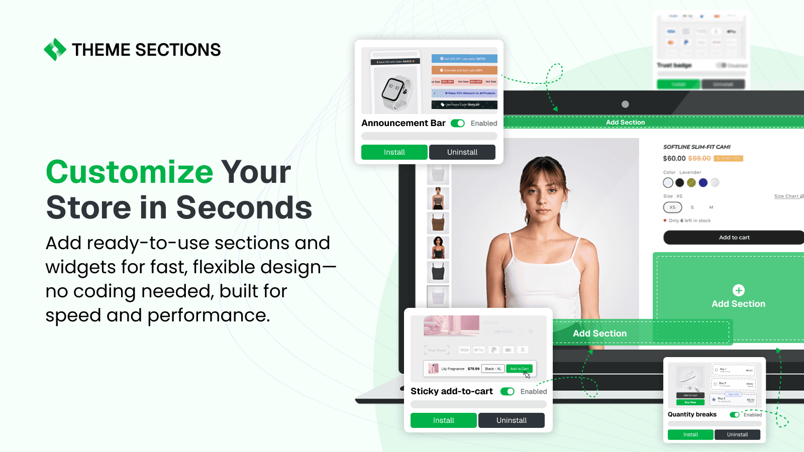 Customize Your Store in Seconds - Debutify Theme Sections
