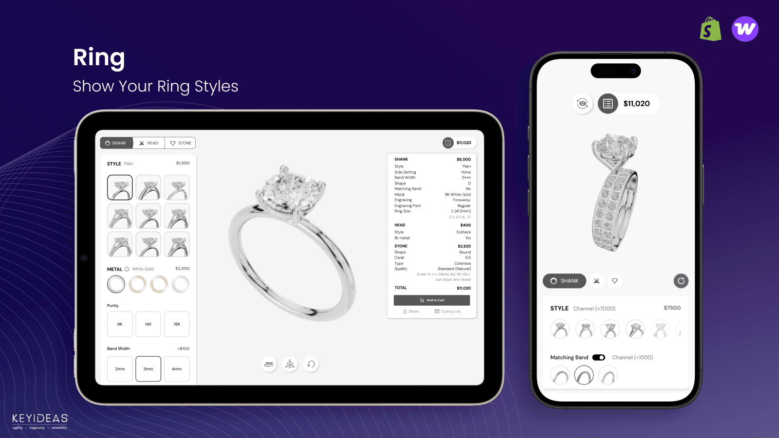 Create Your Own Engagement Ring by Style and Budget