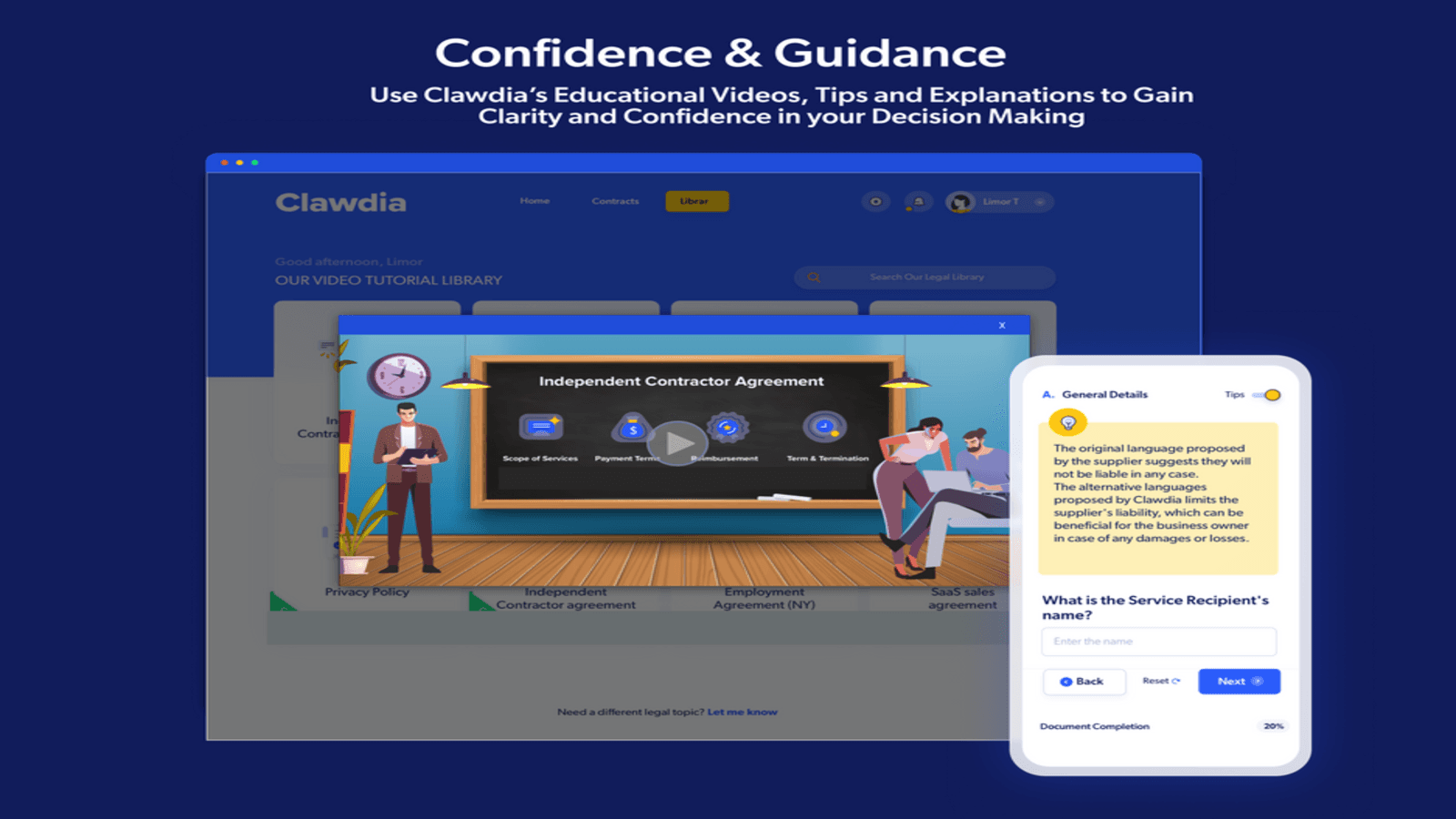 Clawdia's educational videos screenshot