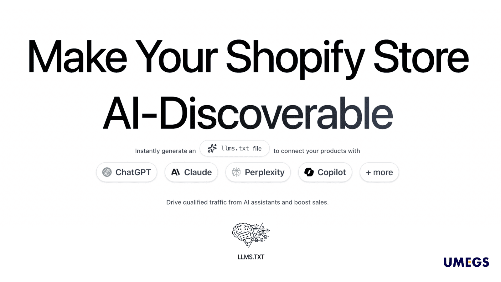 Make your shopify Store AI-Discoverable