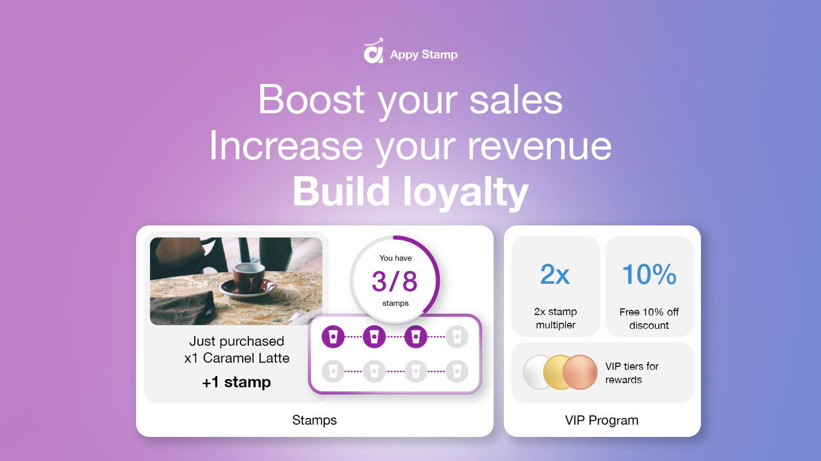 Boost sales, increase revenue and build loyalty