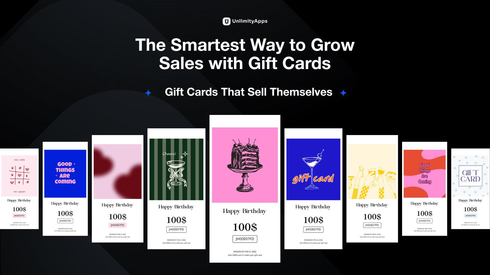 Shopify gift cards, custom gift cards, persinalized gift cards