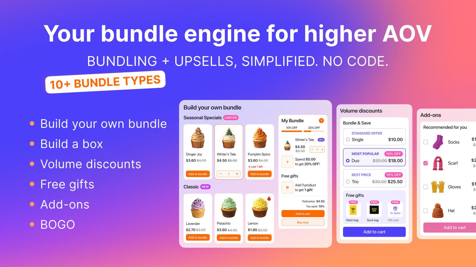 mix and match bundle builder, build your own bundle, BYOB