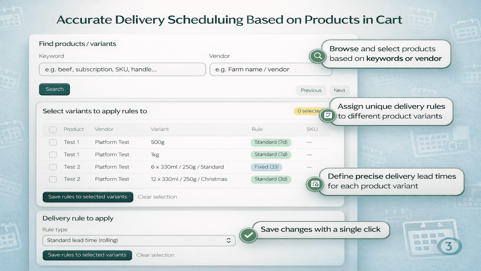 Feature overview