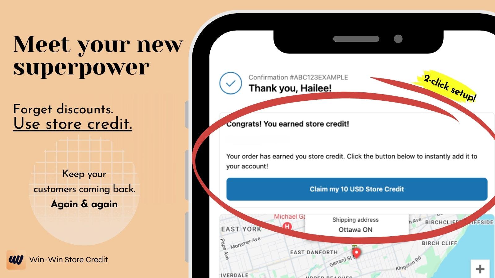 Win-Win Store Credit - Post-Purchase, Display & Bulk Issue