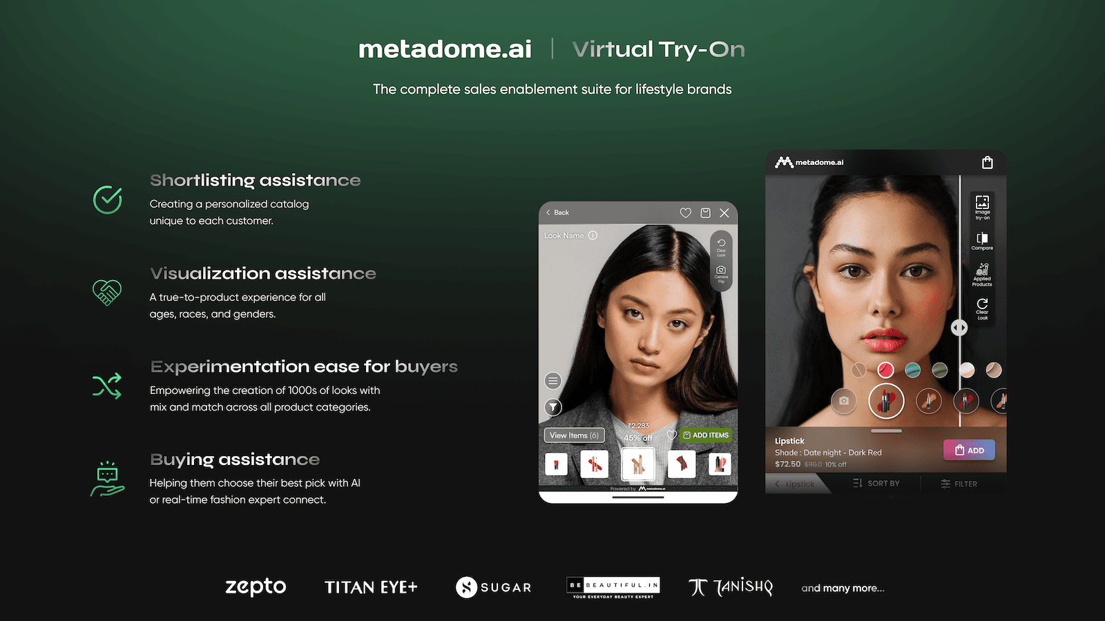 Virtual Try on Feature List