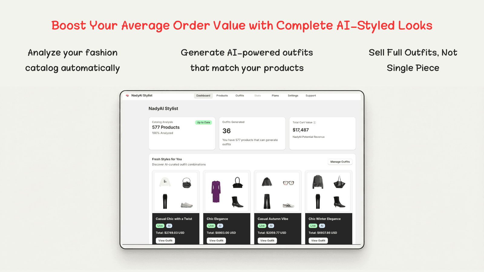 AI Outfit Styling for Fashion Stores