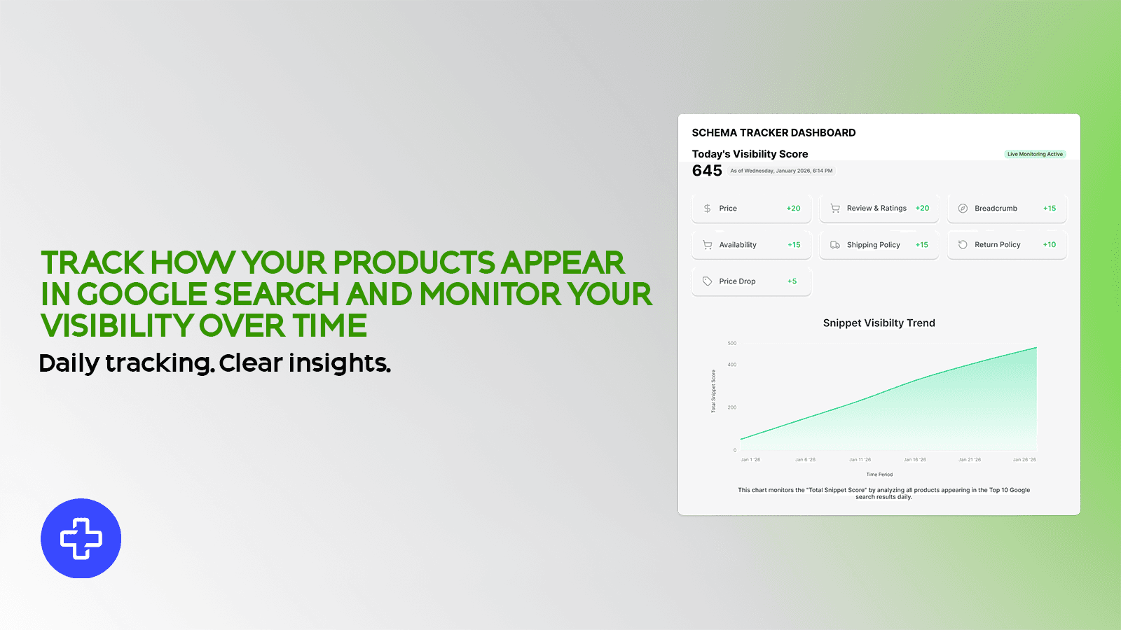 Schema Tracker shows how rich snippet scores are calculated
