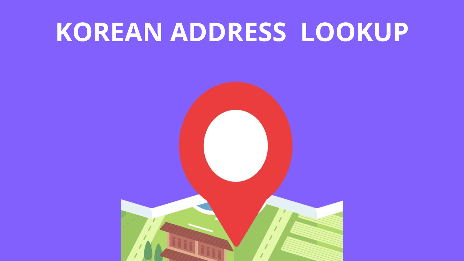 Korean address selector