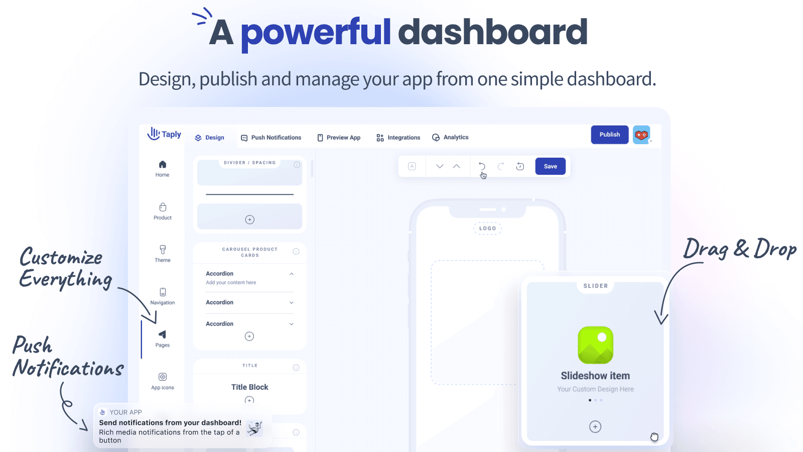 Most powerful mobile app builder for shopify stores