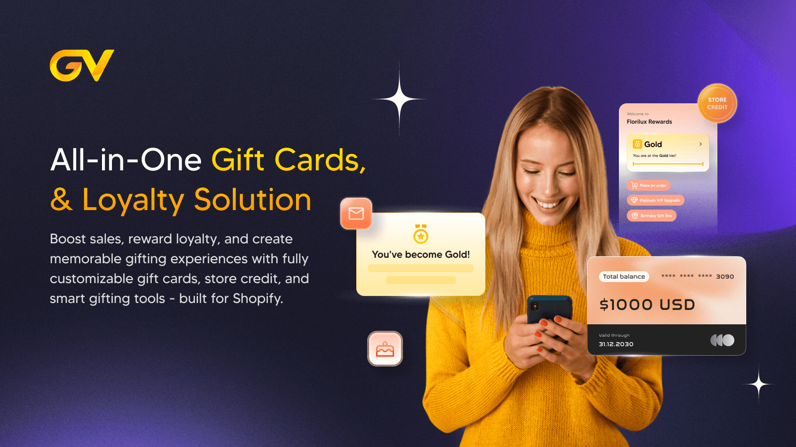 Boost sales, reward loyalty, and create memorable gifting experi