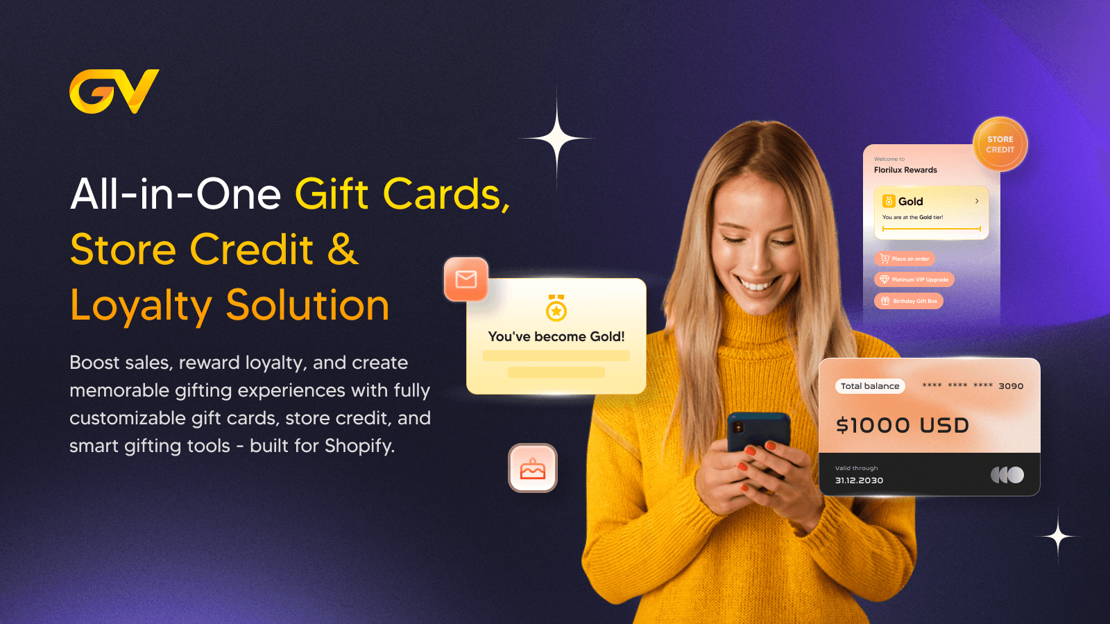 Boost sales, reward loyalty, and create memorable gifting experi