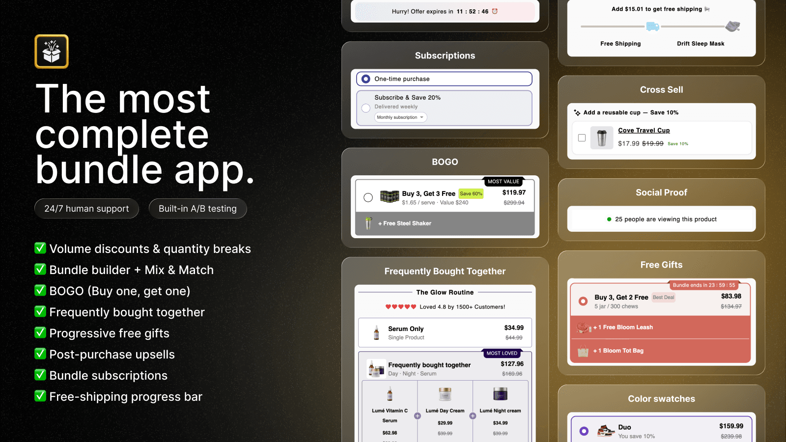 Best Bundle builder app for Shopify and quantity breaks