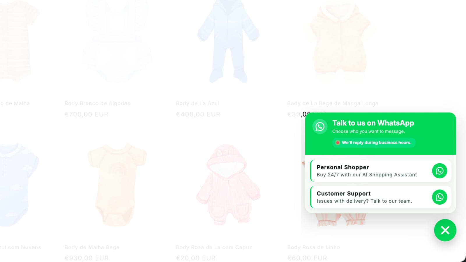 WhatsApp Widget