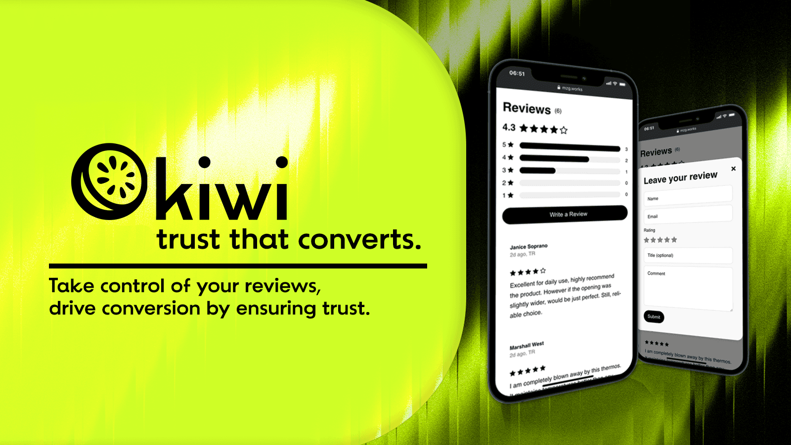 Kiwi - Product Reviews