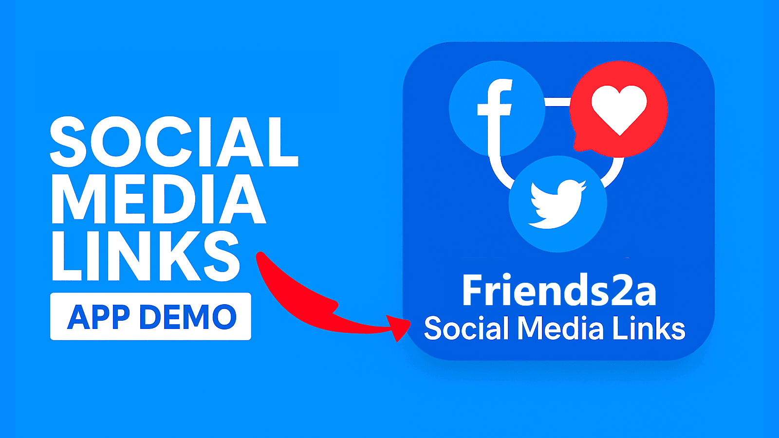 Free Social Media Links App