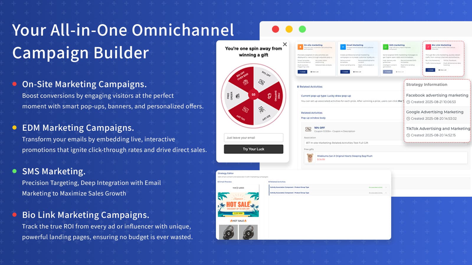 Your All-in-One Omnichannel Campaign Builder