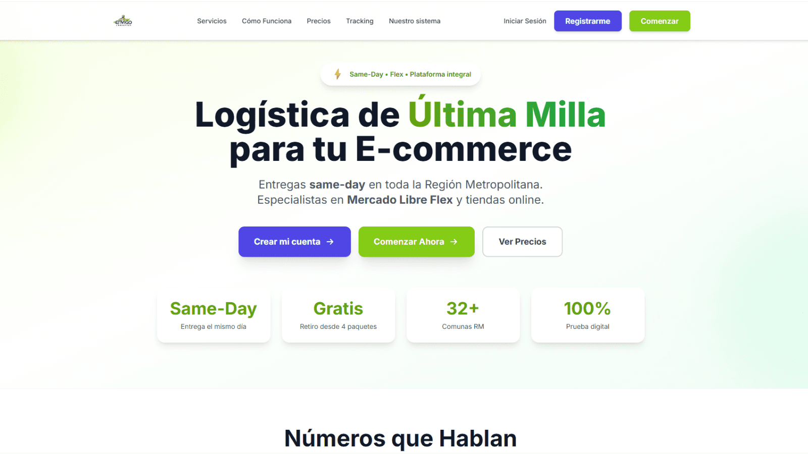 Servicio de entrega de ultima milla