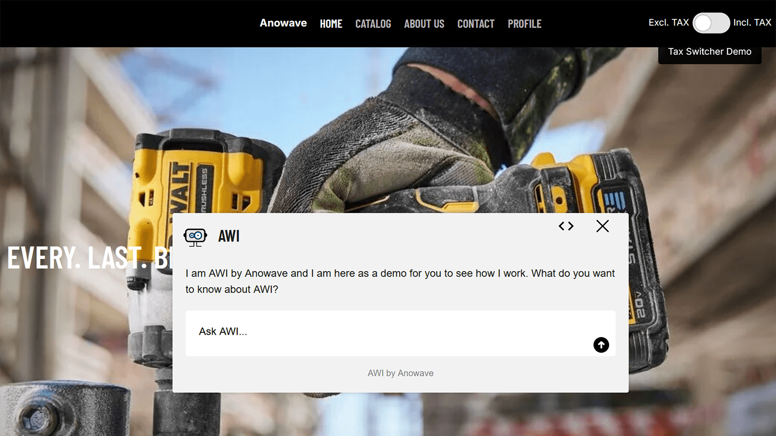 AWI AI Commerce Assistant