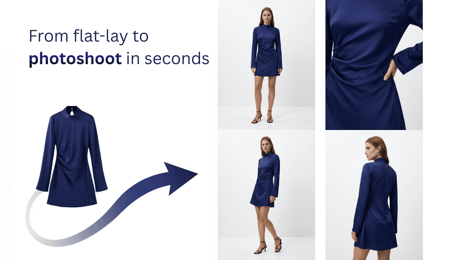 From flat-lay to photoshoot in seconds